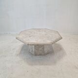 Table basse en pierre années 1980