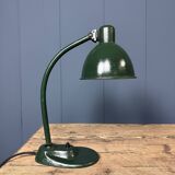 Dark green Bauhaus desk lamp