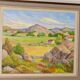 Original Swedish oil on canvas from the mid-century "Landscape" - Vintage and framed.