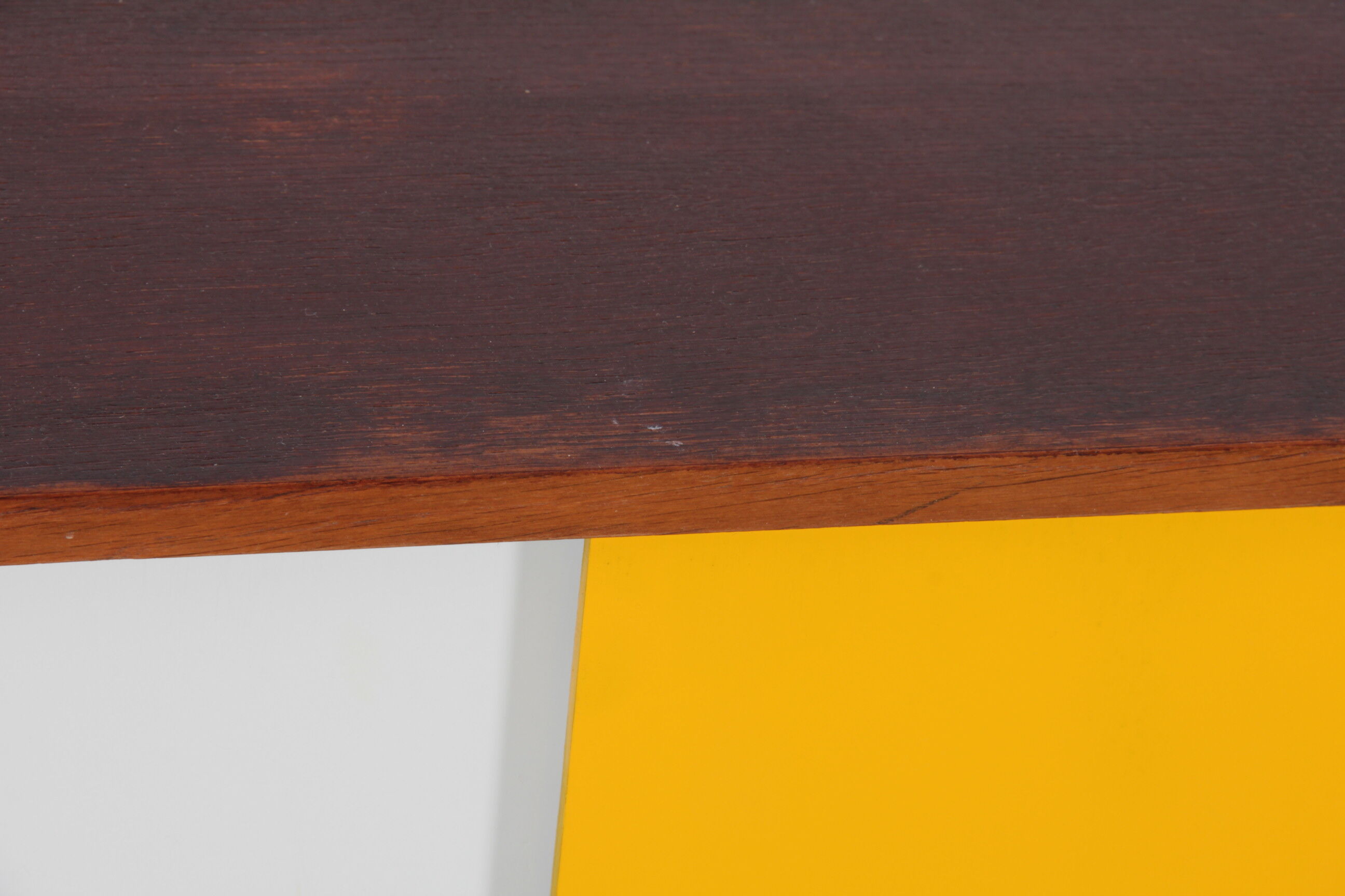 Yellow and white sideboard by Jiri Jiroutek, model U-452, 1960