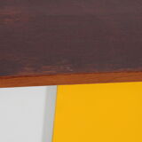 Yellow and white sideboard by Jiri Jiroutek, model U-452, 1960