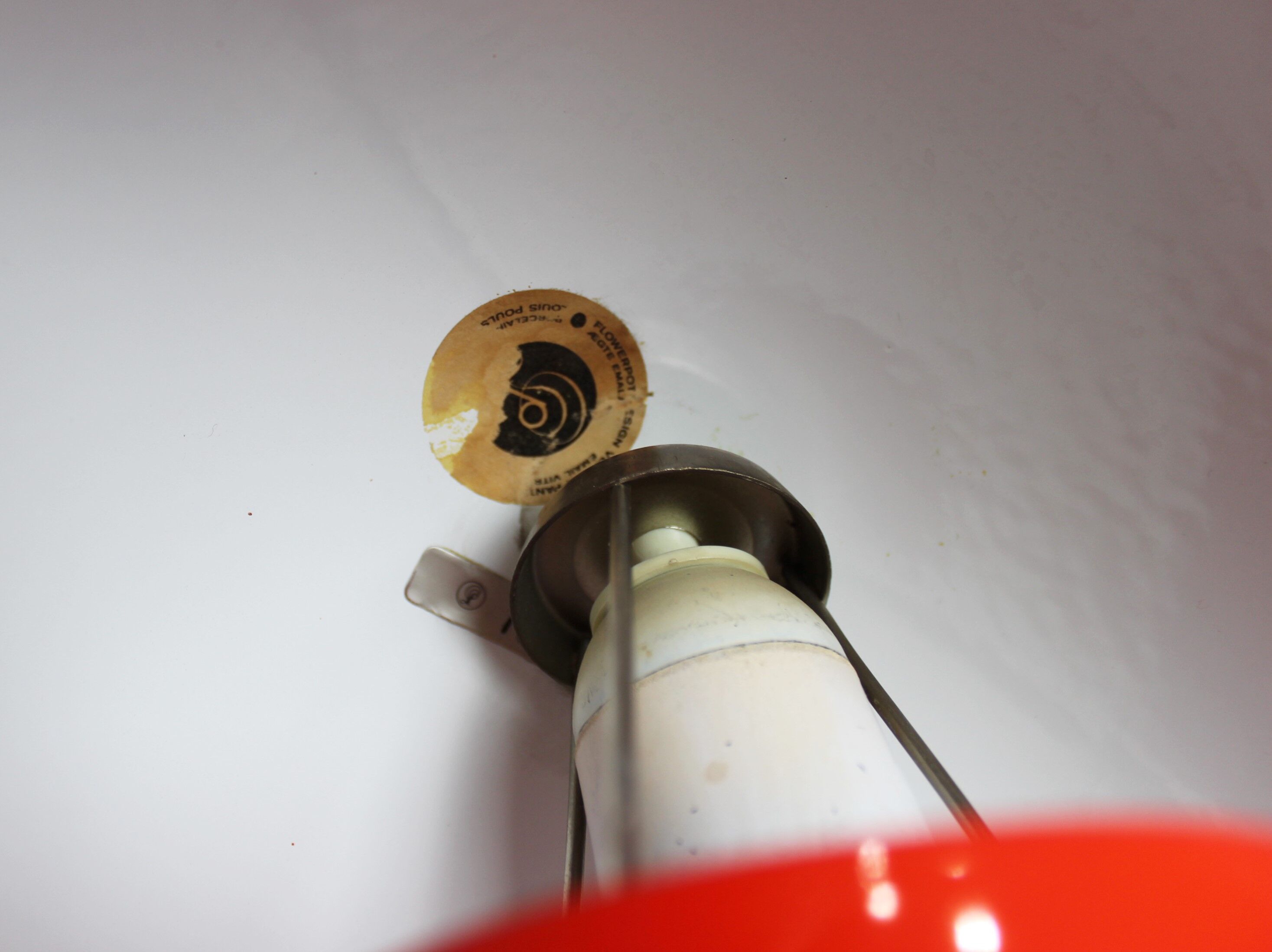 Suspension Flowerpot, modèle VP1, conçu par Verner Panton en 1968 et fabriqué dans les années 1970