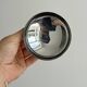 Lot de 6 coupelles sur pied en inox brillant