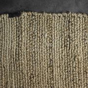 Tapis indien en jute tissé à plat, années 1970