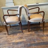 Pair of bridge chairs 60