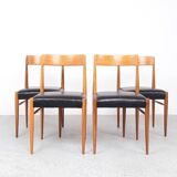 Lübke Wooden Dining Table Chairs, 1960S