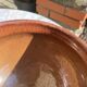 Antique glazed earthenware soup tureen