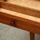1950s Danish Teak Coffee Table with Drawers and Pull-Out Tray