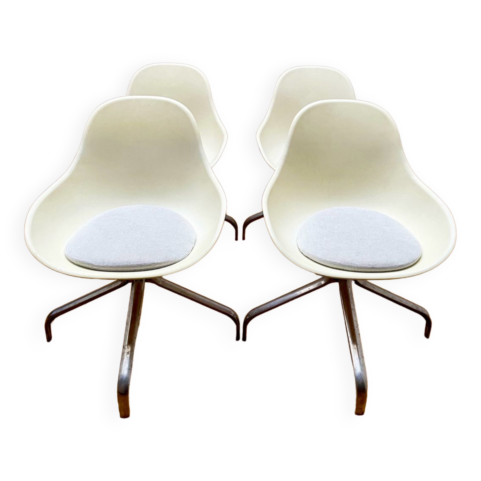 Set of 4 IKEA Chris Martin ABS chairs