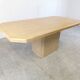 Vintage travertine dining table, 1970s