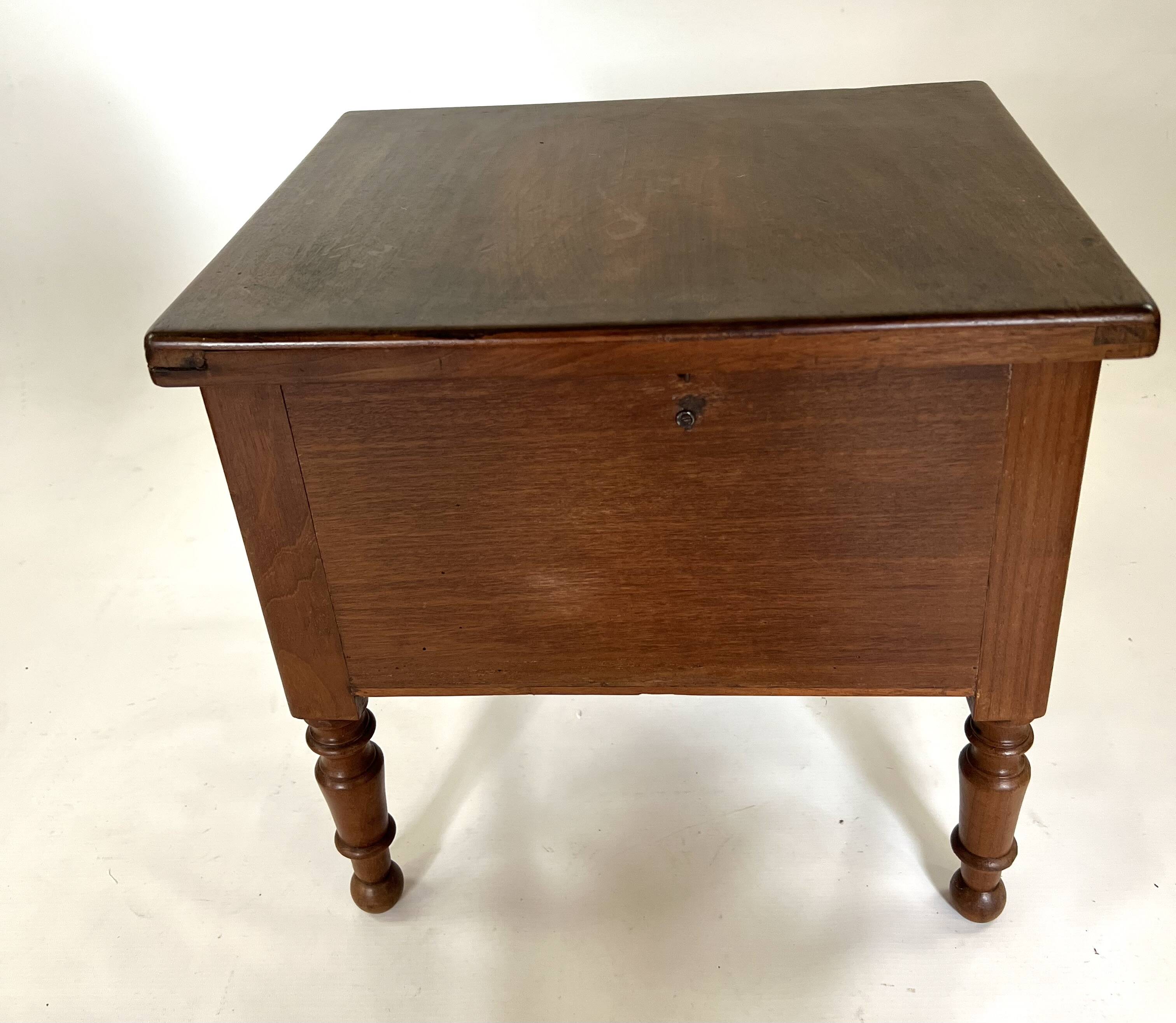 Wooden entrance chest stool