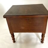 Wooden entrance chest stool