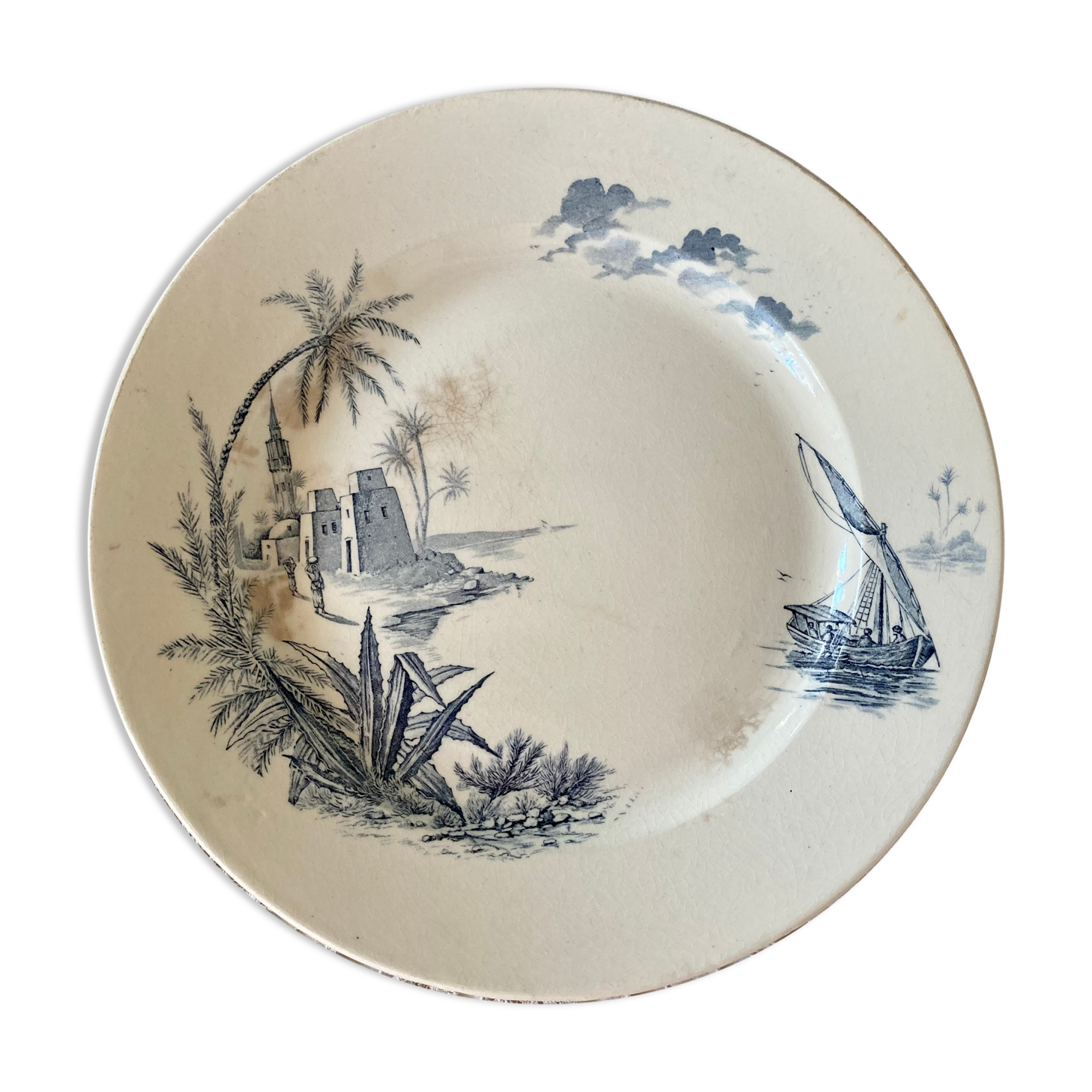 Serving dish gien revues d'orient