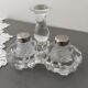 Salt and pepper shaker vintage glass