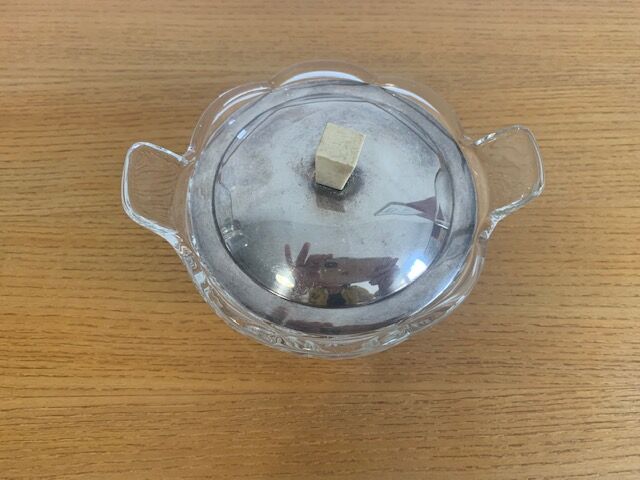 vintage sugar bowl