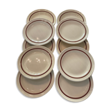 10 dessert plates or starters. Villeroy and boch.vintage