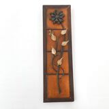 Vintage 1970s flower wall decoration