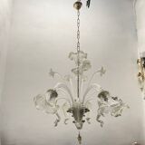 Venetian Murano Glass Chandelier 5 Lights
