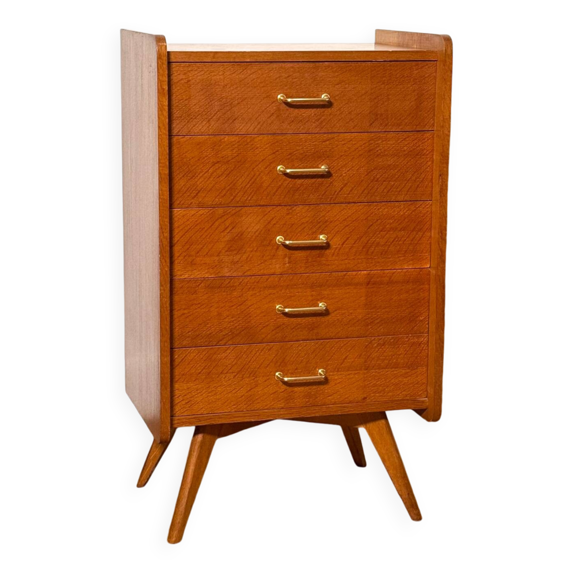 Vintage chiffonier with compass feet -