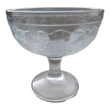 set of 6 thick glass ice cups decor vintage fruits