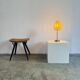 Model 332 Table Lamp In Brass And Natural Fibre By Eae, Sweden 1950S