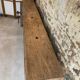 XXL solid oak console workbench