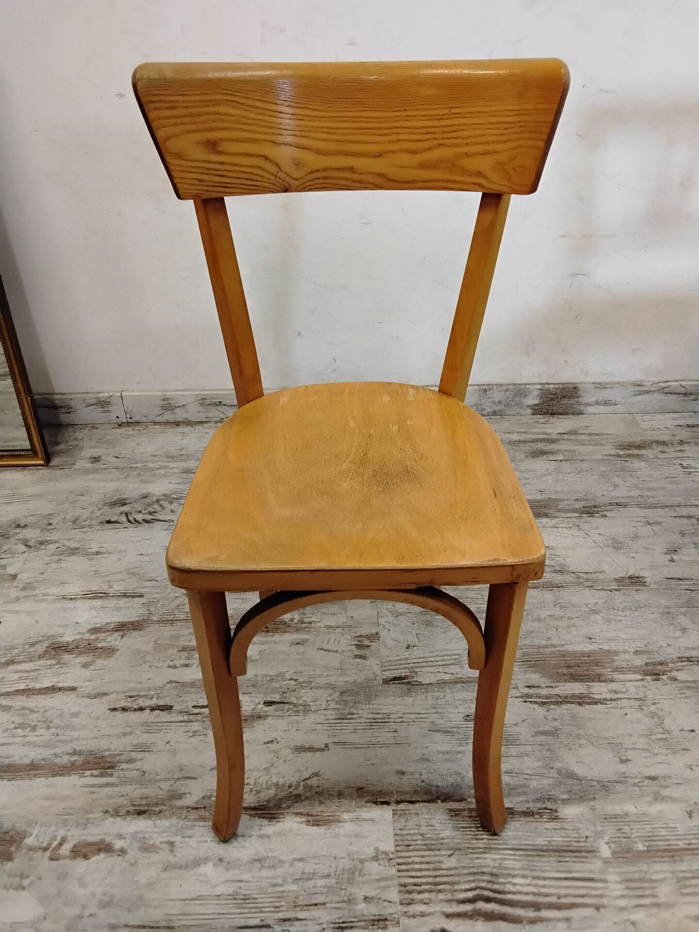 Set of 5 mismatched chairs in Baumann style