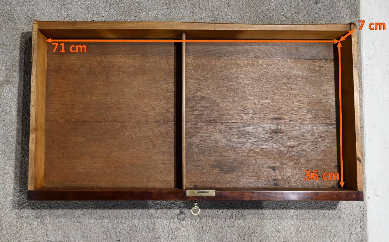 Small Mahogany Desk, Louis-Philippe Style – 2nd Half of the 19th Century