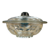 Glass sugar bowl