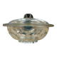 Glass sugar bowl