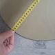 Miroir oval biseauté vintage année 60 60cm sur 42cm