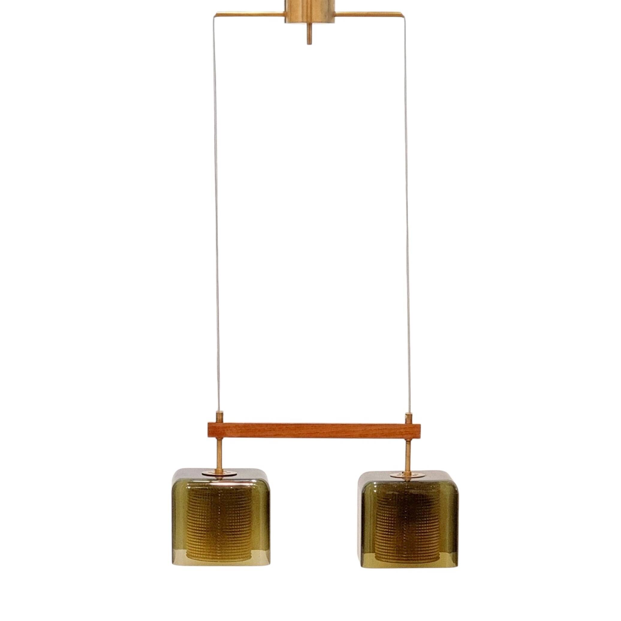 Mid-Century Scandinavian Glass Ceiling Light by C. Fagerlund for Orrefors