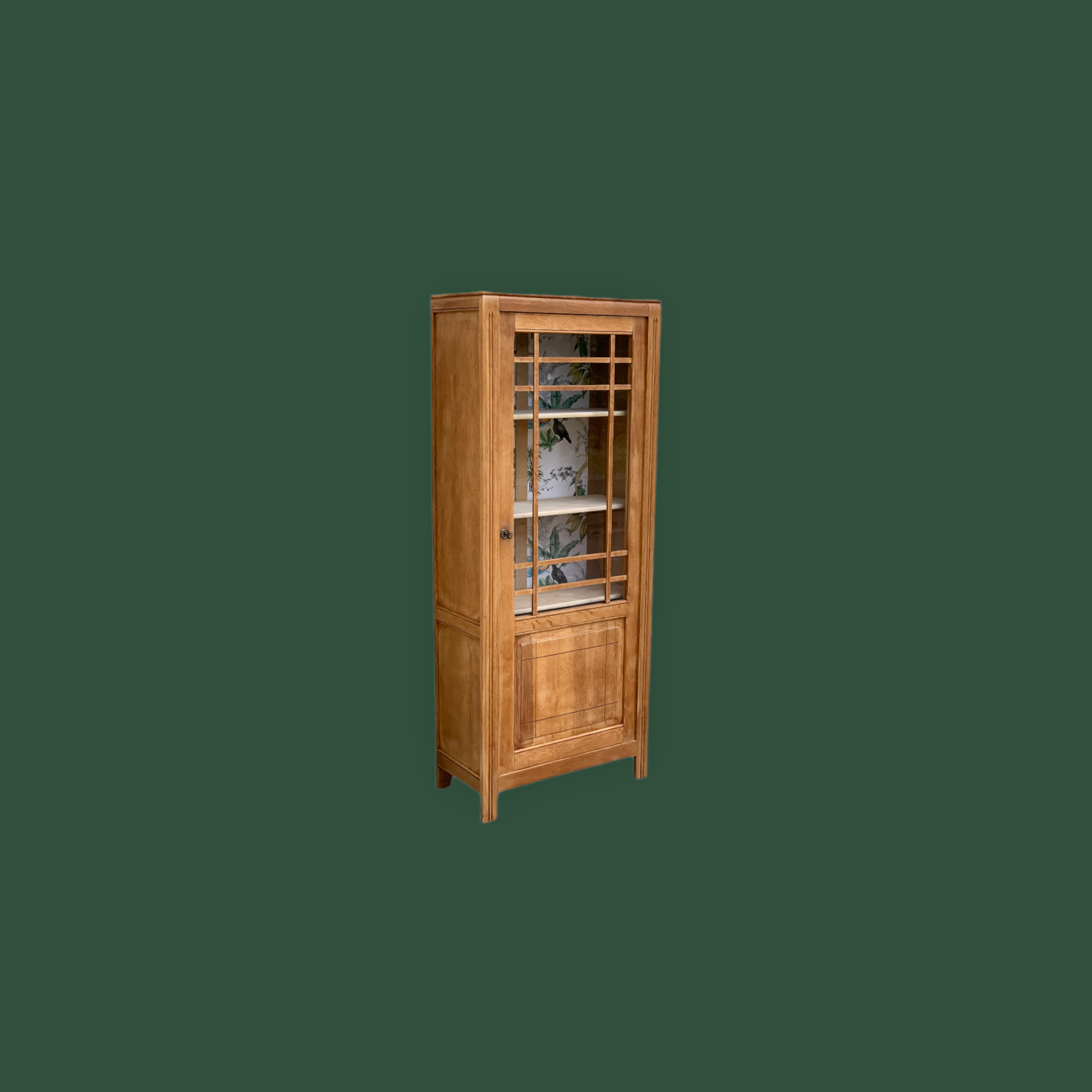 Parisian glazed wardrobe raw wood 1930
