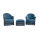 Pair of armchairs toad and rest feet 1970