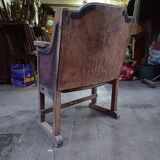 Theater armchair late 19th, early 20th in its original condition.