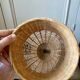 Large wicker pendant light