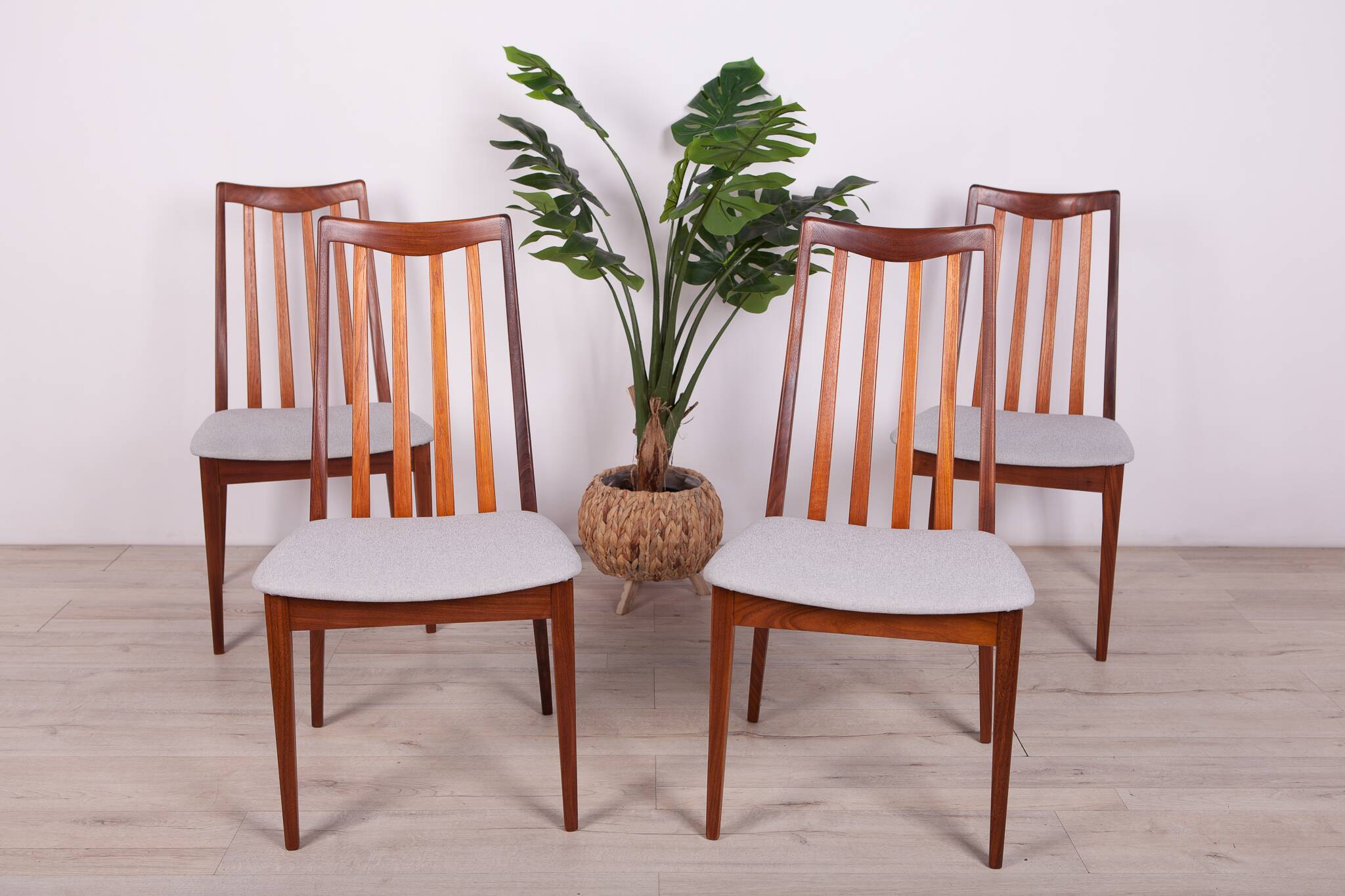Teak Dining Chairs by Leslie Dandy for G-Plan, 1960s, Set of 4