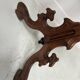 Napoleon III solid mahogany pedestal table with tilting top