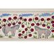 Tapis turc vintage noué à la main 50x92cm