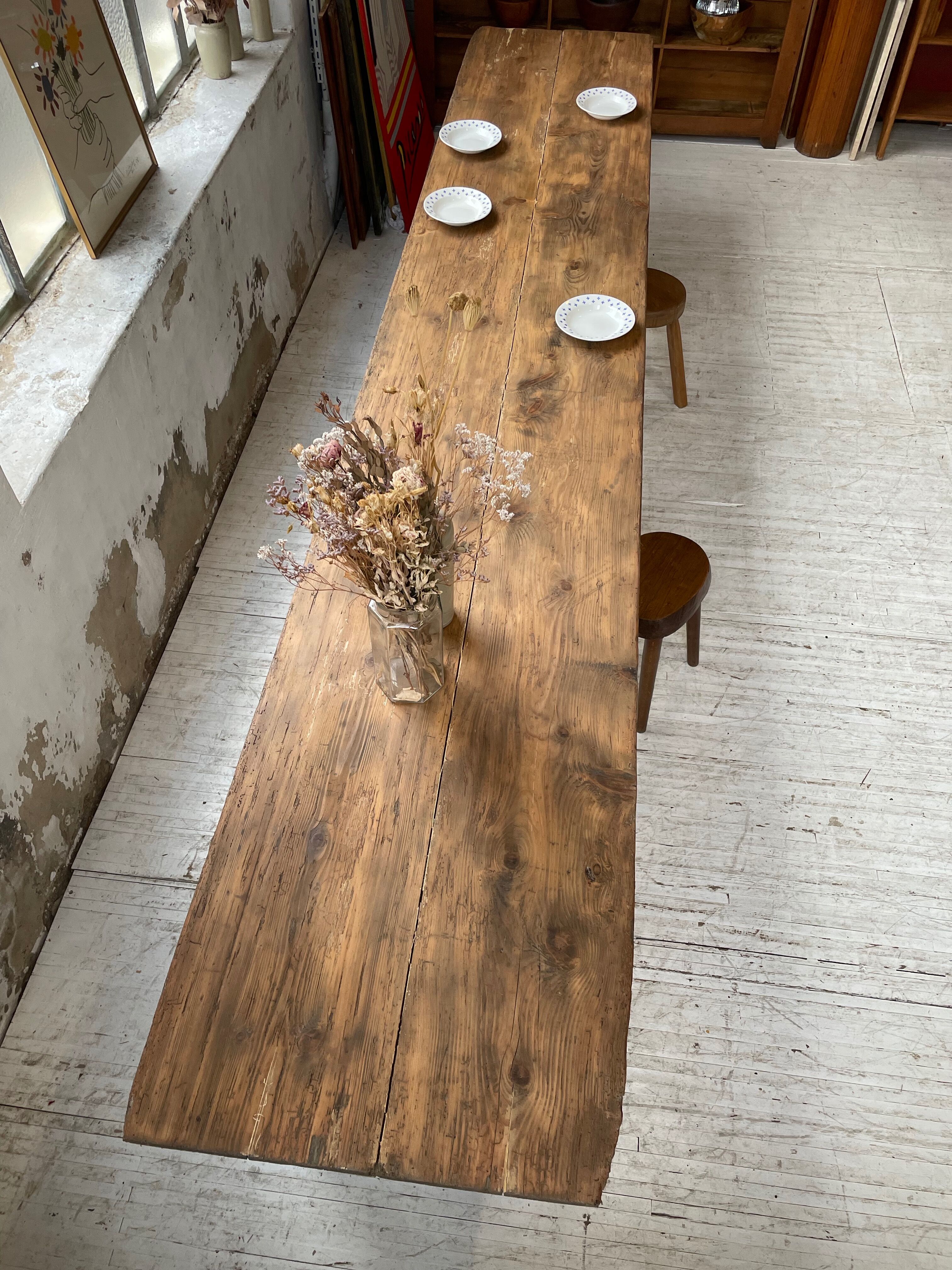 Guinguette table XXL 4m trestles