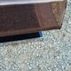 Coffee table from the 70s in chromed steel and smoked plexiglass double swivel trays