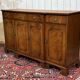Enfilade with 4 English doors from the 1950s in mahogany.