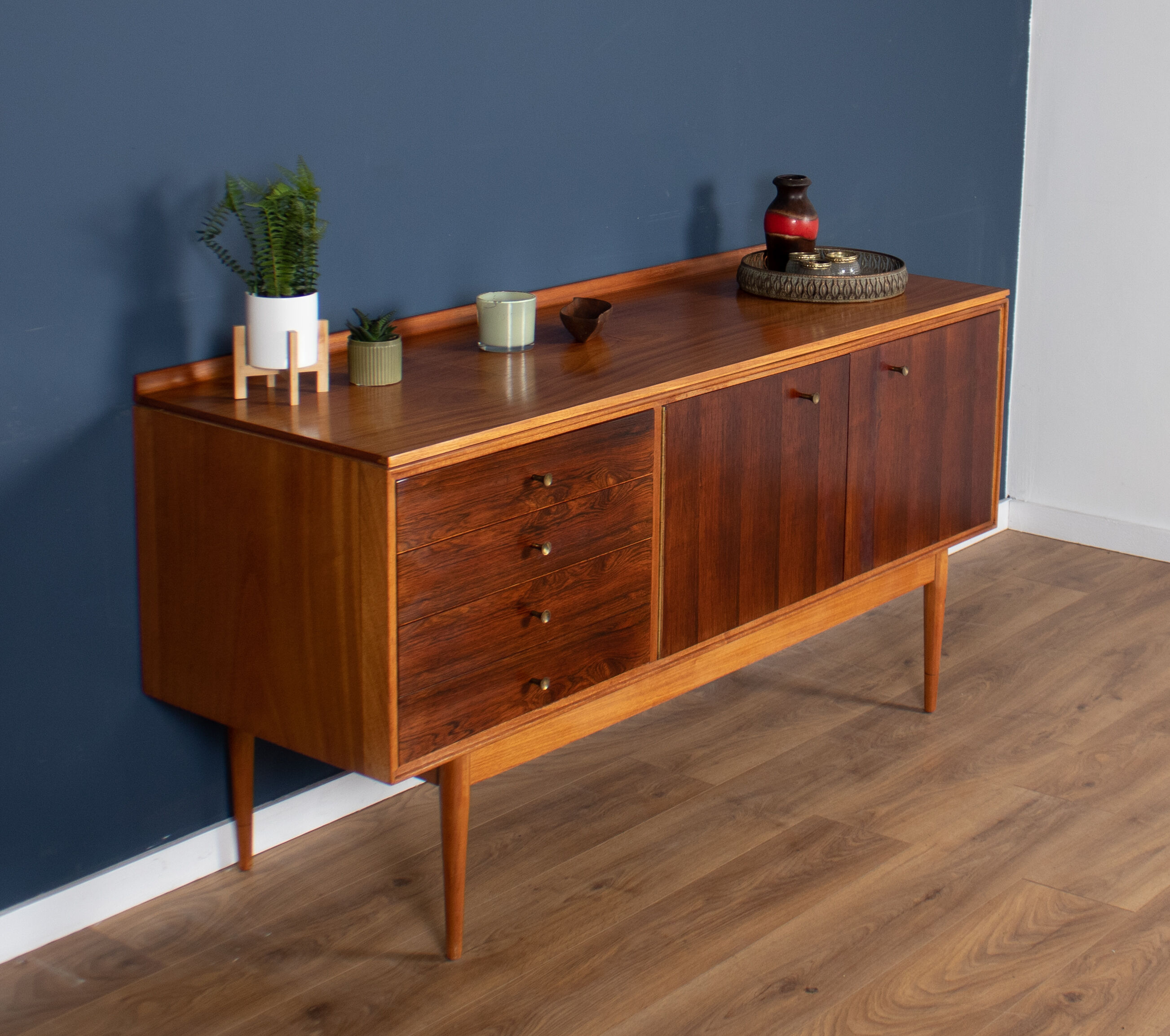 Retro mid century 1960s robert heritage archie shine short teak & rosewood