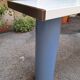 Console in White Lacquer with Cylindrical Plastic Legs by Tresoldi Salvati, 1980s