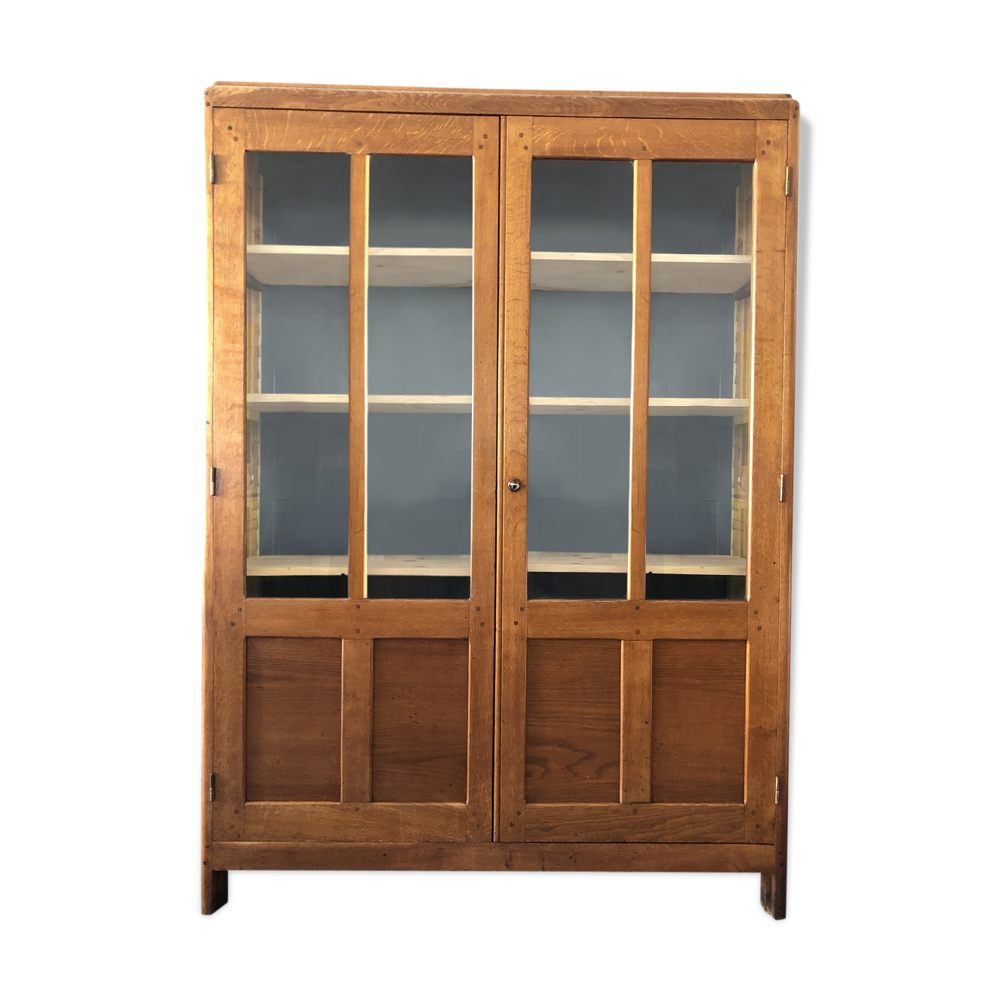 Armoire parisienne vitrée vintage Selency