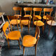Set of 10 bistro chairs