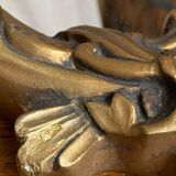 Rococo style mirror in wood and gilded stucco