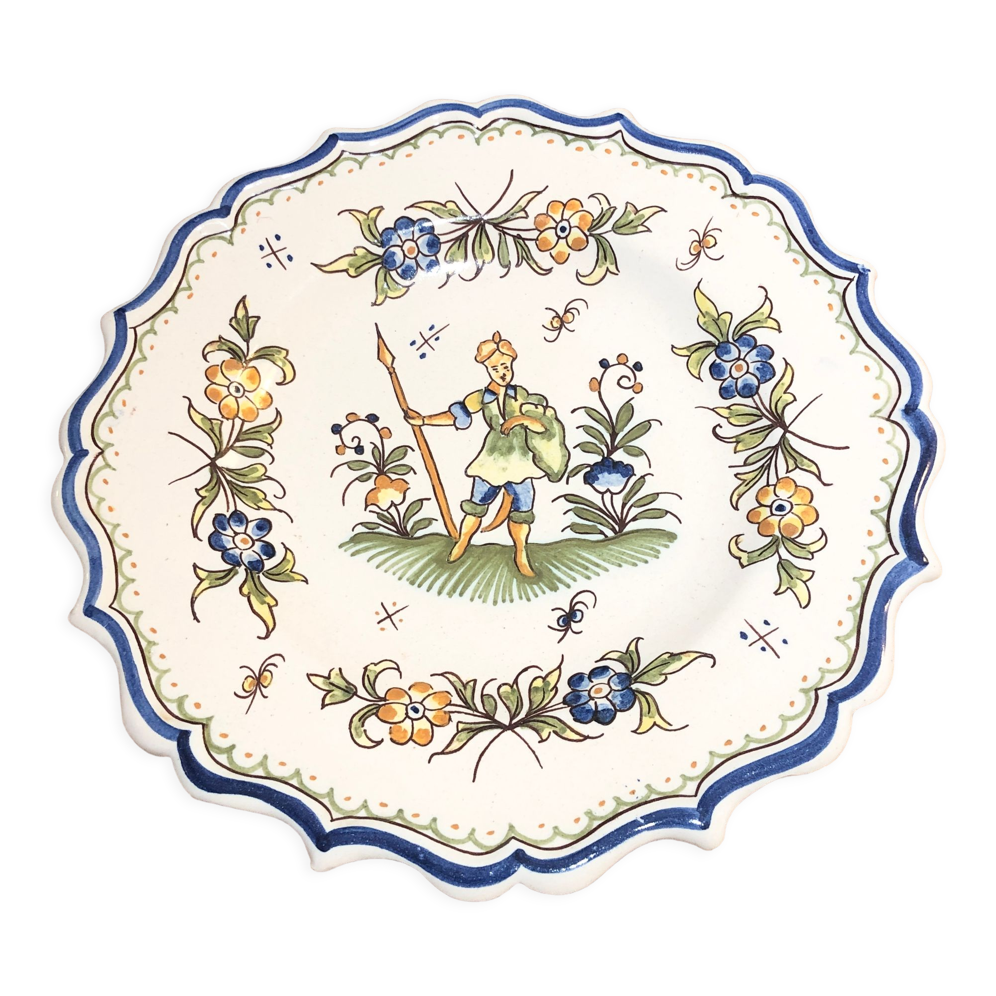 Assiette Moustiers