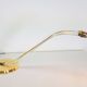 Vintage Cobra Desk Lamp in Brass and Acrylic from Grupo Mci, 1970