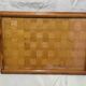 Woven wooden tray